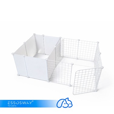 Вольєр для кролика та морської свинки Essosway, 46 x 124 x 72 см