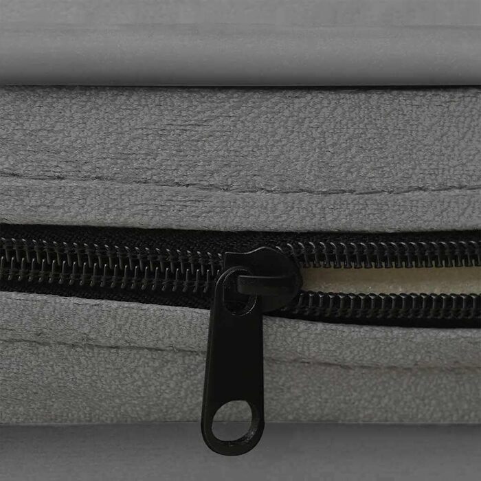 Софа для собак VidaXL 67x47x36 см, плюшеве ліжко для котів та собак (сірий)