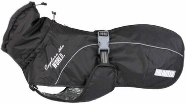 Зимова куртка для собак TRIXIE Explore, чорна, L (62 см), водонепроникна та вітронепроникна, придатна для прання в машині