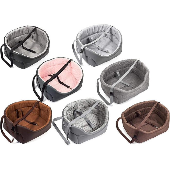 Автомобільний лежак для собак, універсальний, чорний, штучна шкіра (1 шт.)