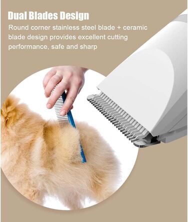 Професійний триммер для собак та котів Dr Pfoten Multitrim Pro 4-в-1: вологостійкий, тихий, акумуляторний набір для грумінгу