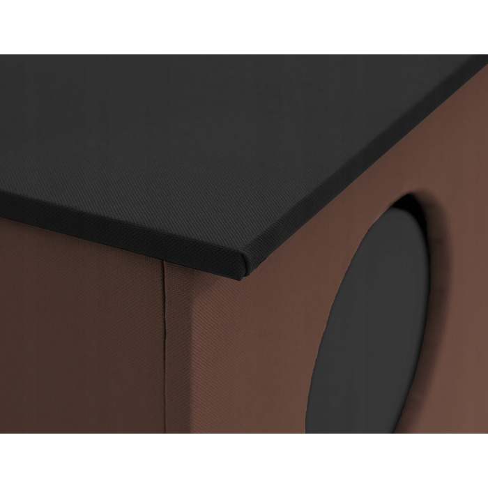 Будиночок для кота Mr. Riddick, багатоколірний, квадратний (43 см x 41,5 см x 34 см)