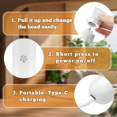 Набір для стрижки собак Journeyside 4-в-1: професійна бездротова машинка для собак та котів з 4 насадками, білий колір