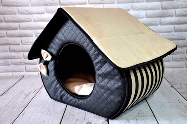 Ліжко-будинк SjestaPupila для собак та котів, L 45x42 см