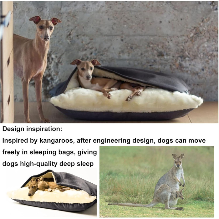 Ортопедичне ліжко-будка для собак з підстилкою, 75x60x23 см, Хакі