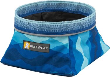 Ruffwear Quencher: Складаний дорожній миска для води для собак (Coastal Mountains, M)