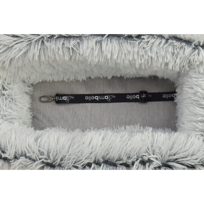 Автомобільний підлокітник для собак | Універсальний, миючий, зносостійкий, для середніх консолей, передніх та задніх сидінь | Сумка для собак, для маленьких порід | Колір: світло-сірий