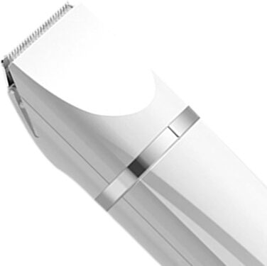 Професійна машинка для стрижки собак, бездротова, акумуляторна, для маленьких собак, тиха, для котів, вух, обличчя та задньої частини тіла, біла