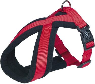 Шлея для собак Nobby Komfort Classic, червона, розмір L-XL, обхват грудей 70-100 см, ширина 25/50 мм