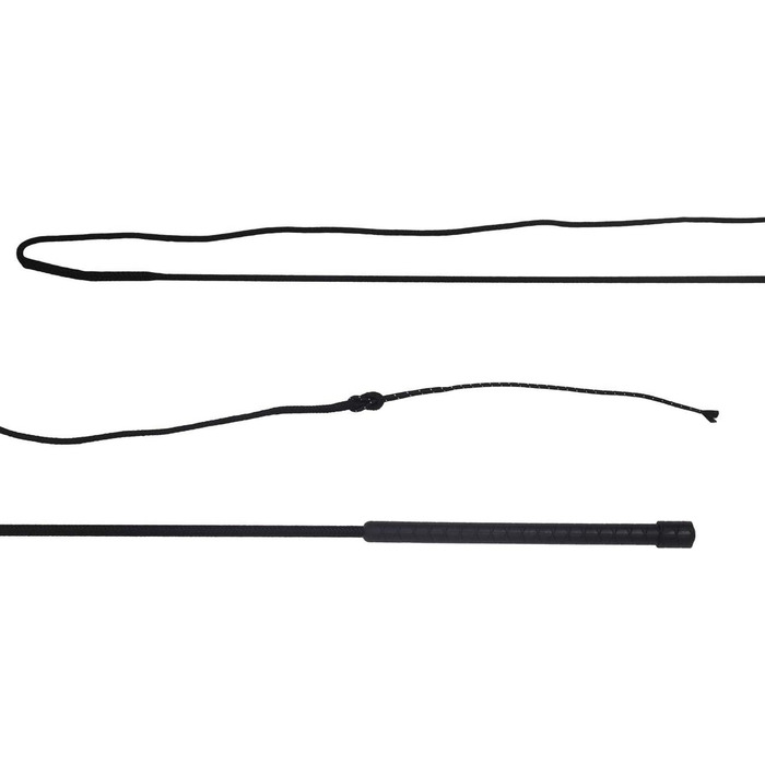 QHP Бич для підготовки коней, роздільний, чорний, 1.80 м