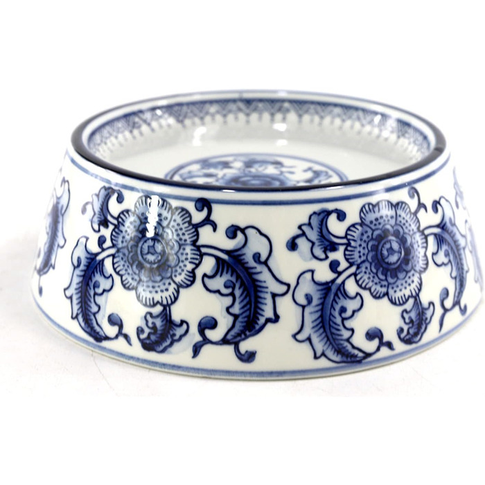 Набір мисок для корму та води для собак та котів SYNWISH, 14,7 x 18,3 x 6,1 см, блакитний та білий