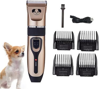 Машинка для стрижки шерсті собак UKCOCO з керамічним лезом - тиха, потужна, для безпечного грумінгу