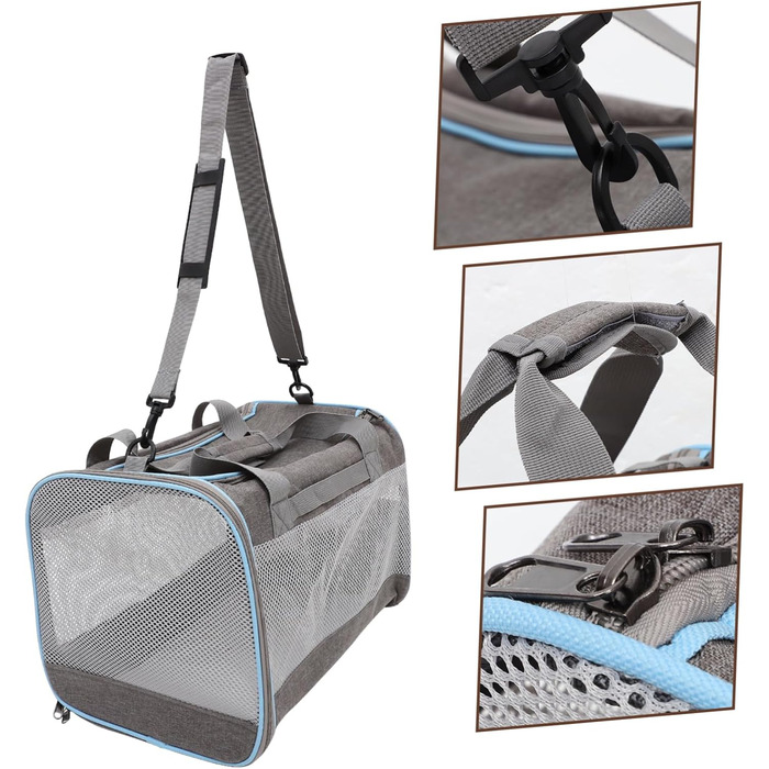 Транспортна сумка для котів Hemobllo: м'яка переноска для маленьких котів, кроликів та цуценят. Зручна та дихаюча переноска для подорожей