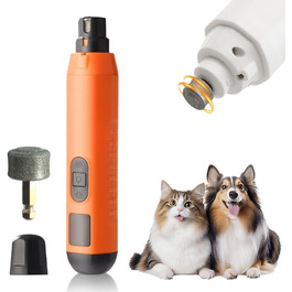 Електричний шліфувальник для собак Profi Krallenschleifer: тиха шліфувальна машинка з LED, 5 режимів, для професійного та домашнього догляду за нігтями