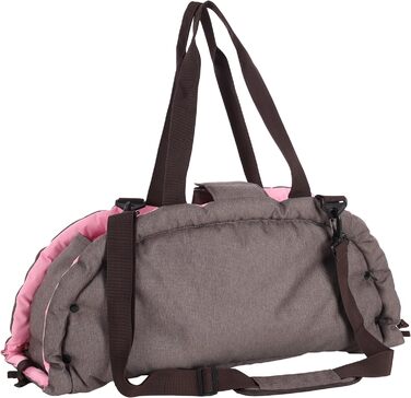 Сумка-переноска для собак і котів Flamingo Xenos Taupe - 47x25x28 см - Міцна та зручна