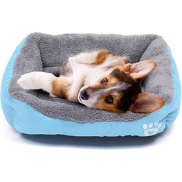 Килимок для собак Powerking: м'який, миючий, для собак, цуценят, сон та невеликих домашніх тварин (Світло-блакитний)