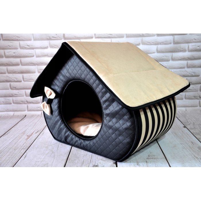 Ліжко-будинк SjestaPupila для собак та котів, L 45x42 см