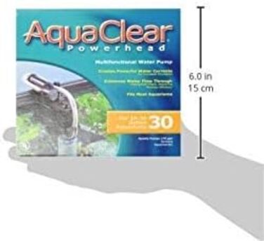 Помпа AquaClear Powerhead 30 для акваріумів 38-114 л, 5,5 Вт — циркуляційний, біо-, донний або швидкий фільтр