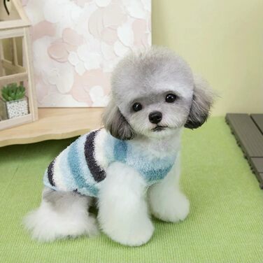 Зимовий теплий жилет для собак: флісова куртка для маленьких, середніх собак, котів, цуценят Yorkie, Chihuahua (1,25-2 кг)