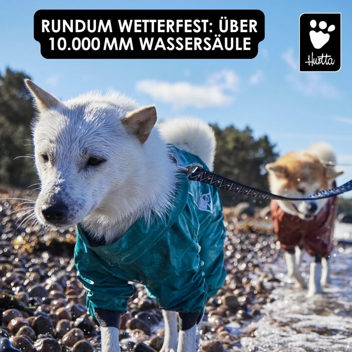 Дощовик для собак Hurtta Mudventure Overall ECO, Peacock-Türkis (30S)