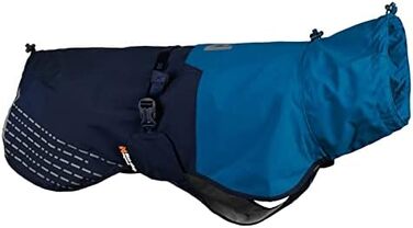 Дощовик для собак Non-Stop Dogwear Fjord, водонепроникний, дихаючий, з відбиваючими смугами, для середніх собак (55, блакитний)