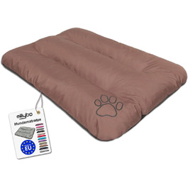 Матрац для собак, лежанка для собак великих, середніх та маленьких порід - водонепроникний килимок для собак, м'який лежак з піною, Outdoor та міцний матрац для собак - 115x80x12 см, світло-коричневий R3(115 x 80 см), світло-коричневий