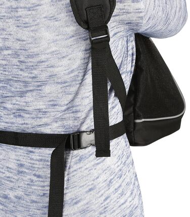 Сумка переносна Kerbl Fronttragetasche Vacation, 31 x 24 x 38 см, чорний/червоний