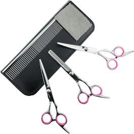 Набір для стрижки тварин BESPORTBLE: 4 предмети (ножиці, гребінець, тканина) для собак та котів