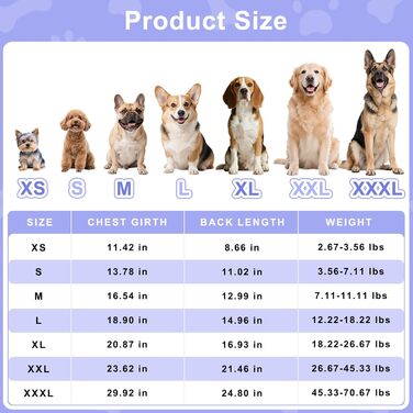 Піжама для собак Bienbee, 4 шт. Комплект, розмір M, динозаври, м'яка, дихаюча, зручна, для цуценят, дівчаток та хлопчиків