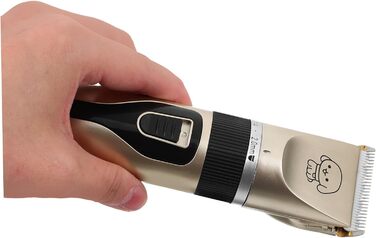 Електрична машинка для грумінгу собак Leiser з титано-керамічним лезом - безпечний тример для вух, лап, обличчя. Низька вібрація, підходить для чутливої шкіри. Акумуляторний.