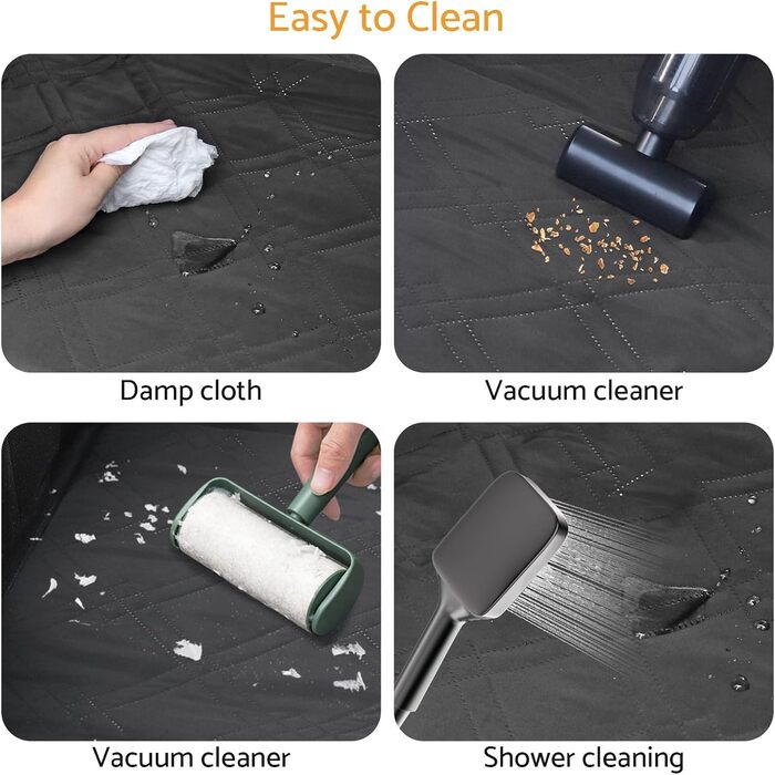 Захист для автосидіння для собак Maxetodo: водовідштовхувальний, антикіготковний, з сумкою та ременями безпеки. Підходить для всіх авто, SUV та вантажівок.