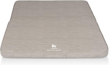 Ортопедичний килимок для собак Knuffelwuff Roanoke: 100 x 80 см, сірий, знімний, миючий, для великих, середніх та малих собак