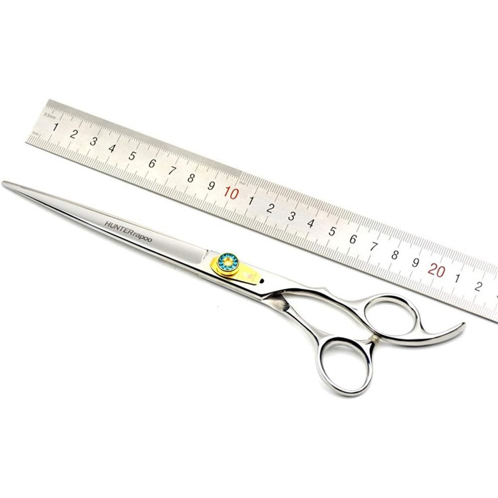 Професійні ножиці для грумінгу тварин JP 440C з нержавіючої сталі, регульовані, з антиковзким покриттям, 8 дюймів