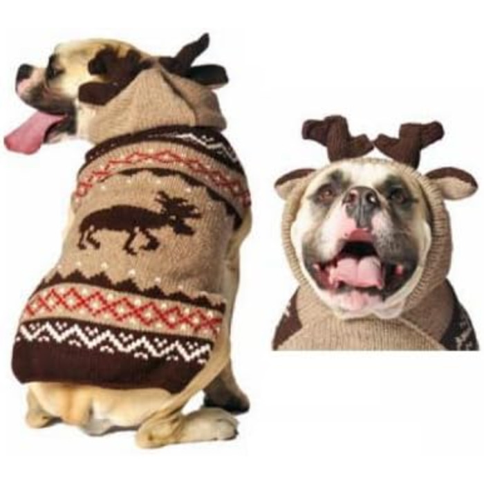 Теплий худі Chilly Dog Moosey з капюшоном для собак, розмір L