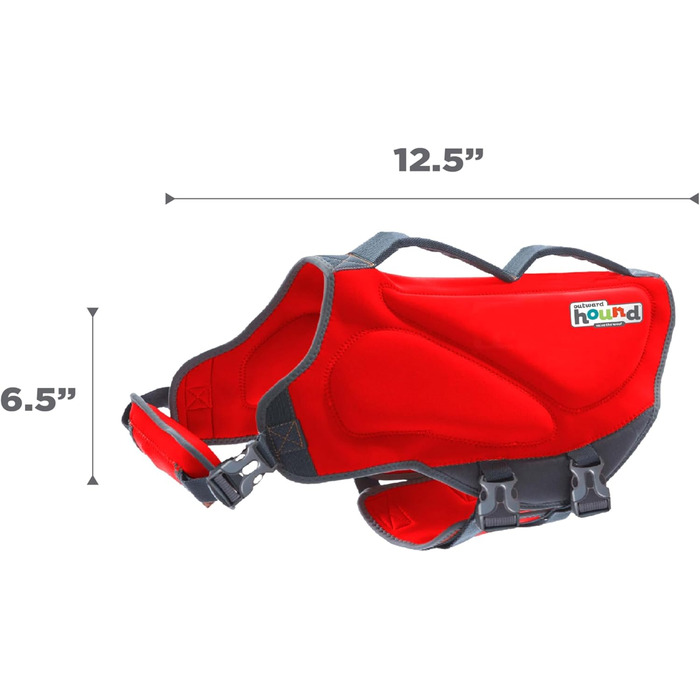 Рятувальний жилет для собак Outward Hound Dawson Swim, червоний, розмір M