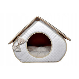 Ліжко-будиночок SjestaPupila для собак та котів, розмір S (30x30 см)