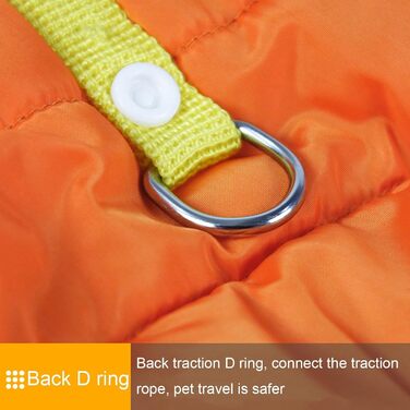 Теплий зимовий жилет для собак з бавовни, тепла бавовняна жилетка для собак, захист від вітру