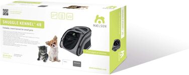 Транспортний бокс Maelson Snuggle Kennel, антрацит (тан), 48 x 28 x 25 см