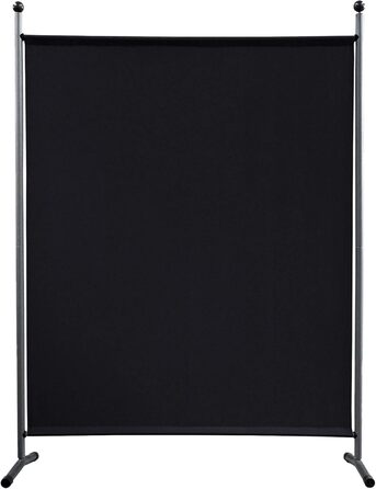 Ширма QUICK STAR Paravent 150x190 см, тканина, чорний колір, для дому та саду