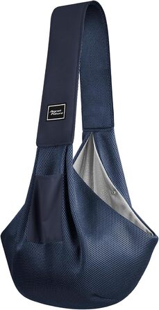 Сумка-переноска для собак та котів, блакитна, для подорожей