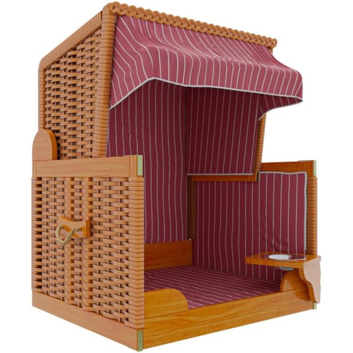 Клітка-лежанка для собак Outgarden з дерева, з ковдрою та мисками, чорна з блакитно-білим, для маленьких собак