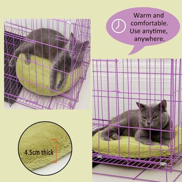 М'яке ліжко для котів та собак, тепле гніздо, ліжко для домашніх тварин, преміум-фланель, двостороннє, оранжевий колір, XL (90 x 75 см)