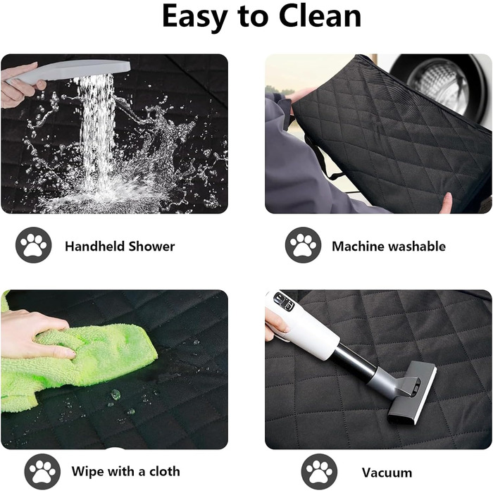 Автокрісло для собак, стабільне, водонепроникне, для маленьких та середніх порід, з посиленими стінками та ременями безпеки