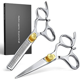 Набір професійних перукарських ножиць Suvorna 5.5 дюймів (2 шт.) - ножиці для стрижки волосся, ножиці для вирівнювання, для салонного використання (жіночі/чоловічі)