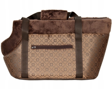 Хутряна сумка-переноска для собак: шпіц, чихуахуа, мальтіпу, мальтезе