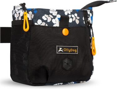 OllyDog Backcountry Tagestasche - Сумка для цуценят OllyDog Backcountry, для тренувань собак, з кишенькою для ласощів та відсіком для відходів, знімний кліпса для пояса (Raven S'25)
