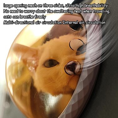 Траспортувальна сумка-переноска для котів та собак, Bubble Carrier Pouch, легка переноска на плече