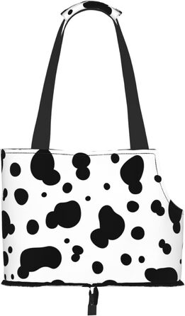 Транспортна сумка-переноска для котів та собак, складна, для подорожей (з принтом 'Корова')