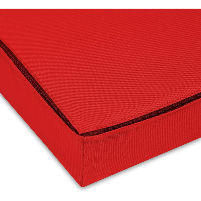 Крісло-лежанка для собак SuperKissen24 - водовідштовхувальний лежак для тварин, 120x80 см, червоний