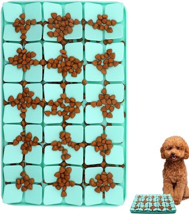 Килимок для собак Katzenschlamm з силікону з присосками, лінза для собак, зменшує нудьгу, підходить для ласощів та їжі, фіолетовий/зелений колір